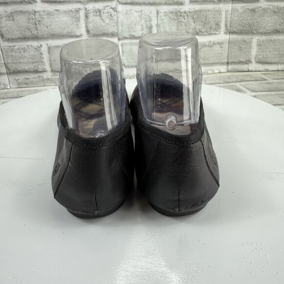 Born Julianne Ballet Flats Black Leather Women's Size 9/9.5 Casual Slip On Shoes - Picture 7 of 13